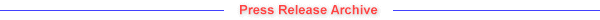 Press Release Archive